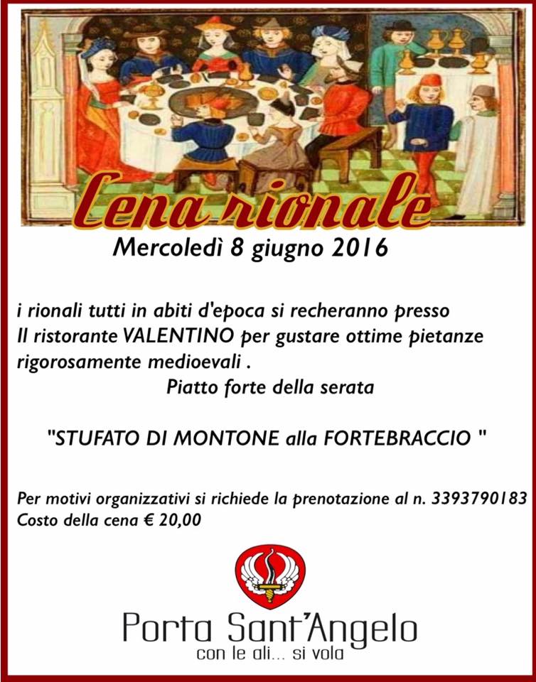 Cena rionale Porta Sant'Angelo