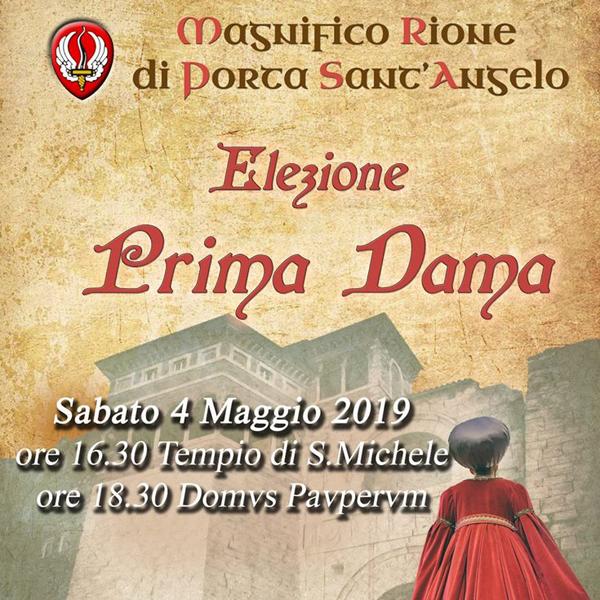 Elezione I° Dama 2019 – MRPS Angelo